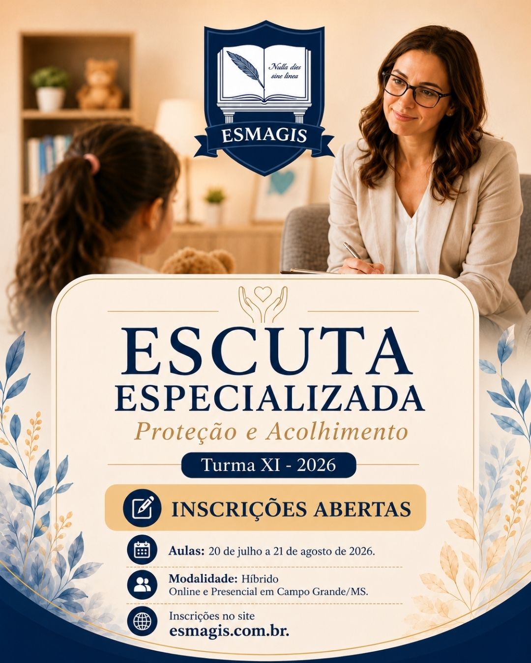 Curso Escuta Especializada e Depoimento Especial