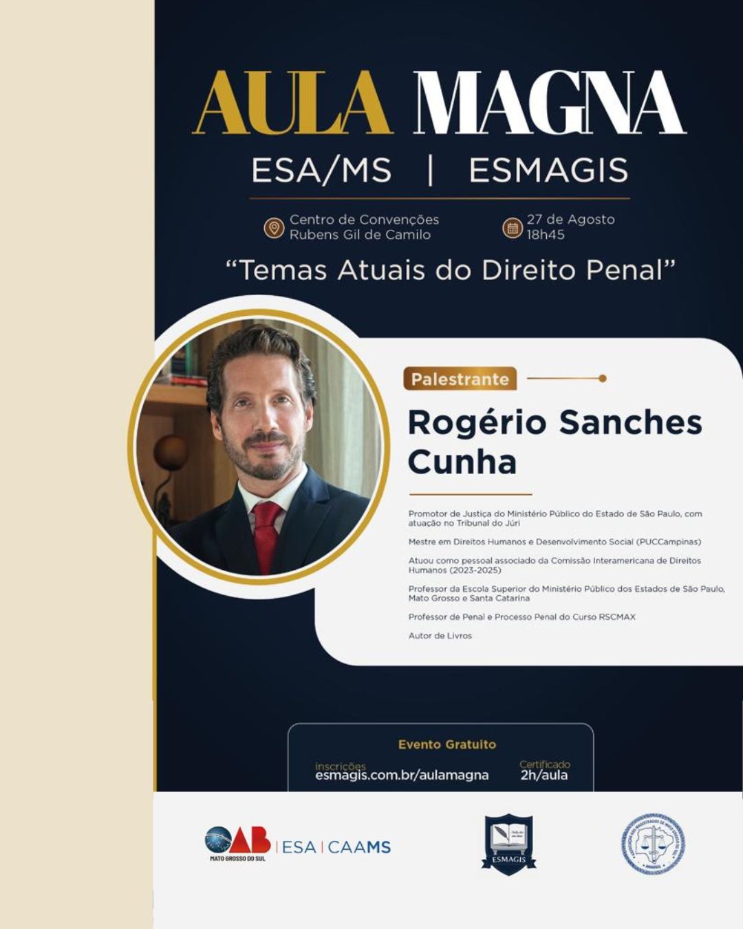 Aula Magna – Rogério Sanches Cunha